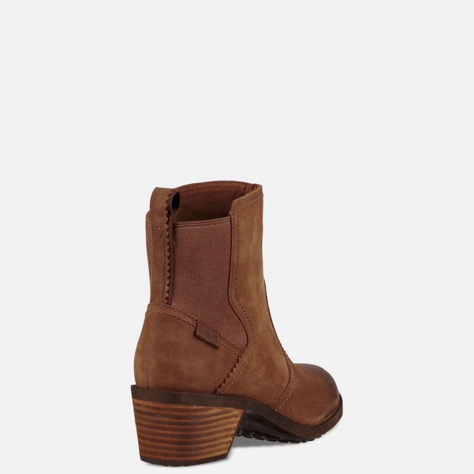 Teva Anaya Chelsea Waterproof Boots Brown | 6174379