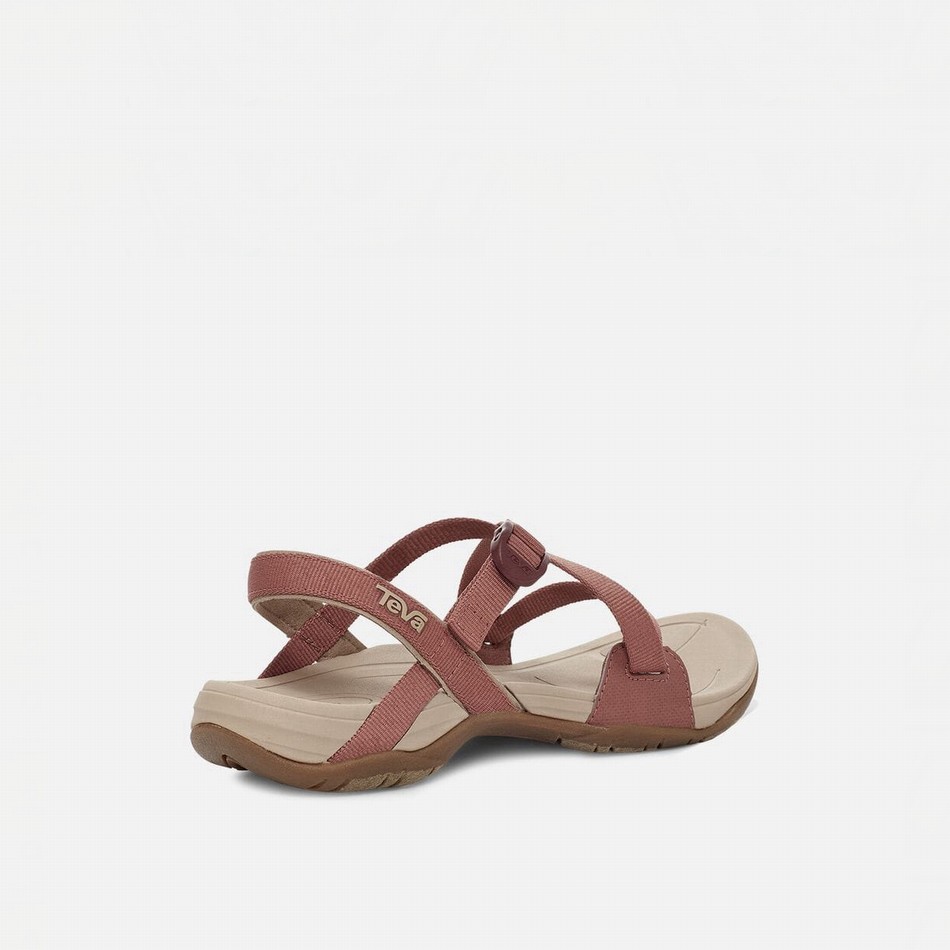 Teva Ascona Cross Strap Sandals Brick Red | 8916506