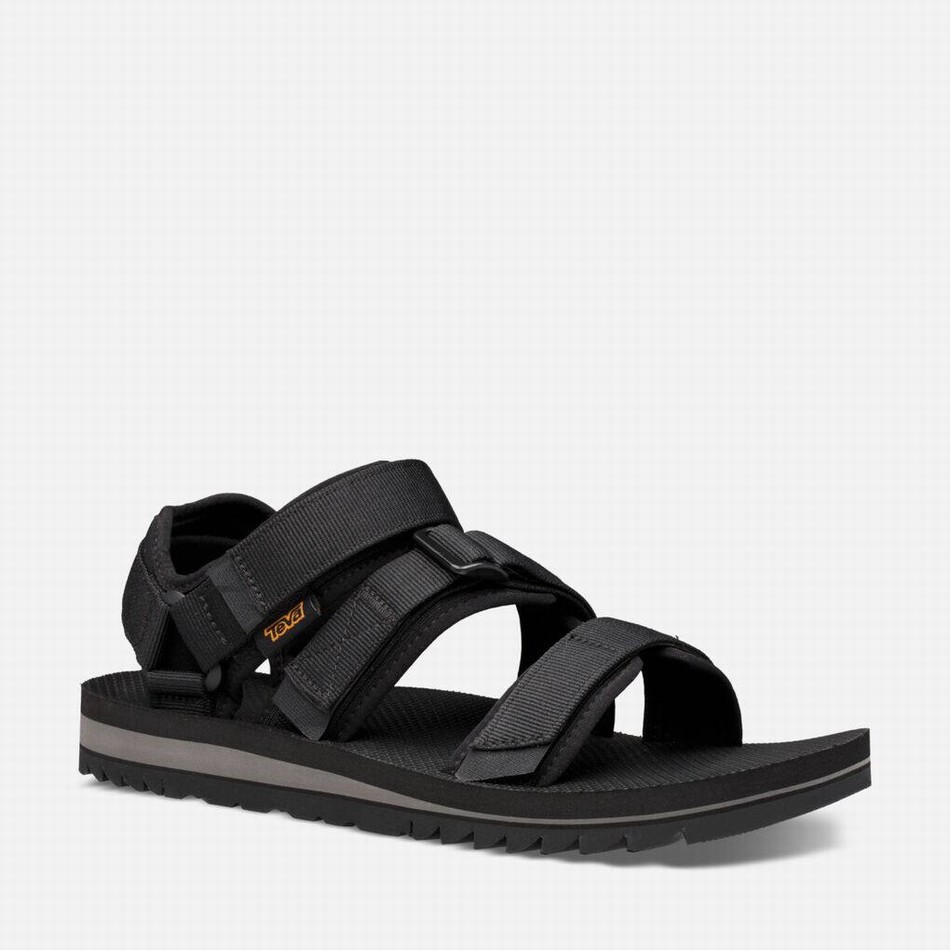 Teva Cross Strap Trail Sandals Black | 8463882