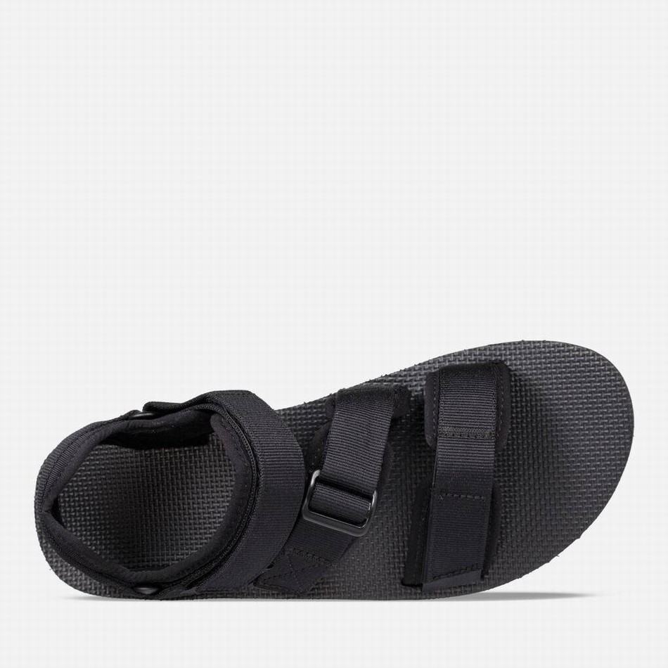 Teva Cross Strap Trail Sandals Black | 8463882