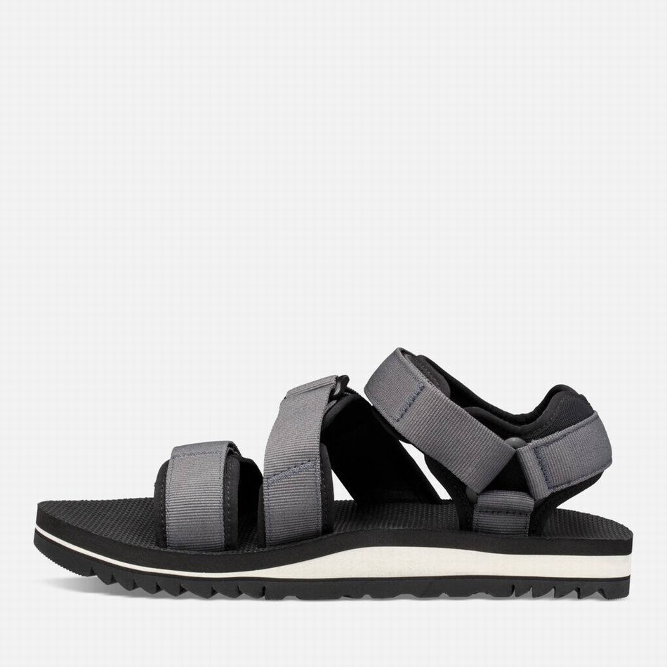 Teva Cross Strap Trail Sandals Dark Grey | 7350291