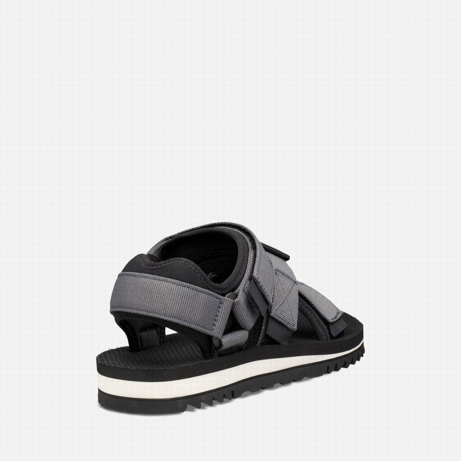 Teva Cross Strap Trail Sandals Dark Grey | 7350291