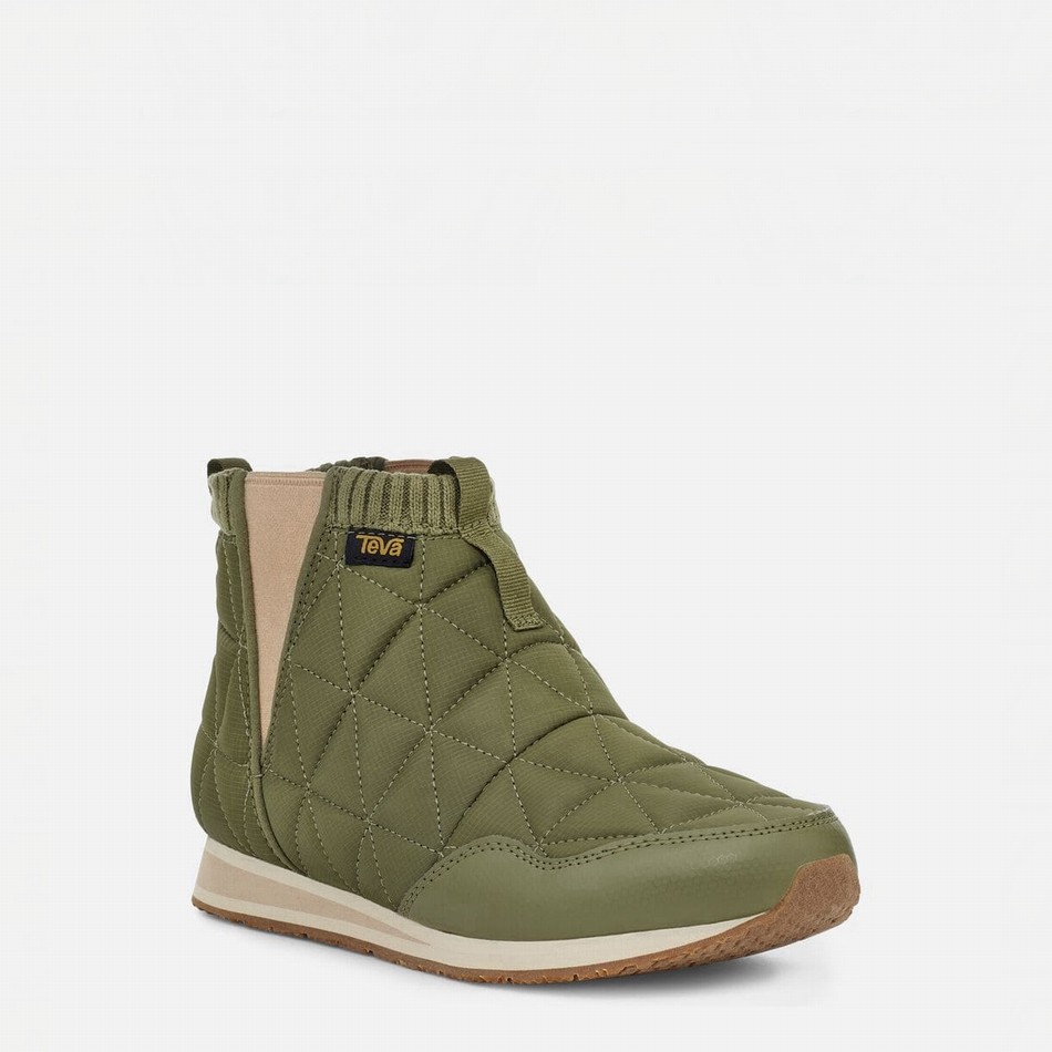 Teva Ember Mid Boots Olive | 1495021