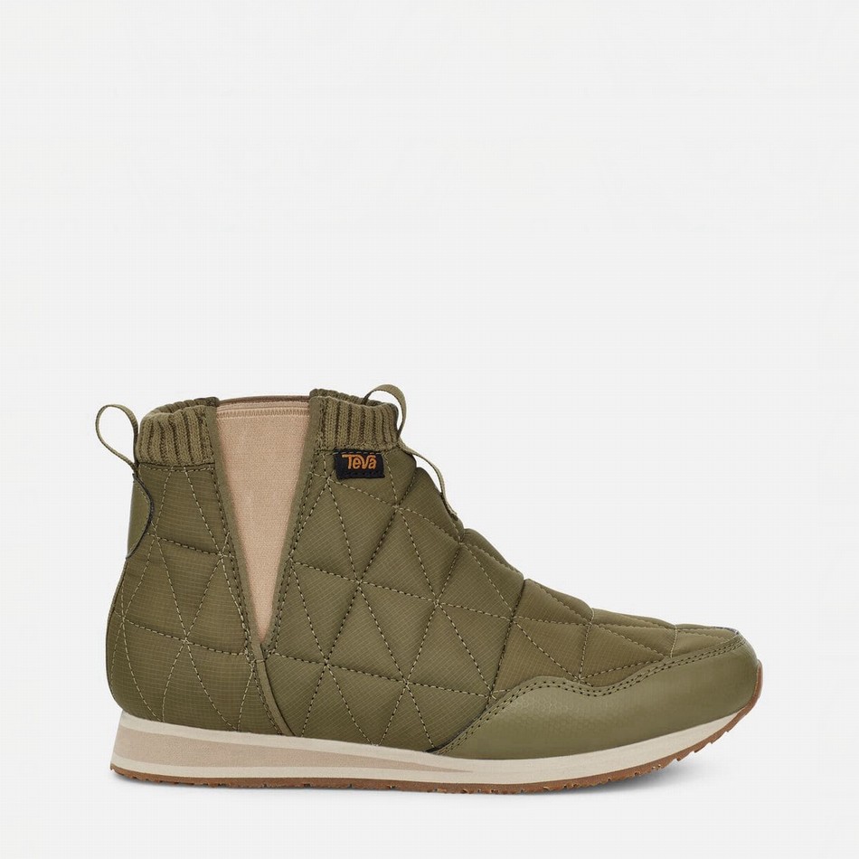 Teva Ember Mid Boots Olive | 1495021