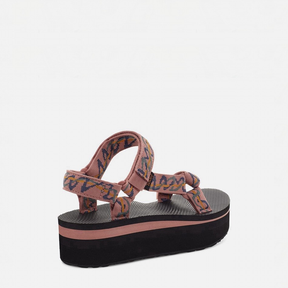 Teva Flatform Universal Platform Sandals Rose | 1125669