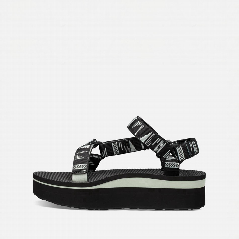 Teva Flatform Universal Platform Sandals Black | 4305754