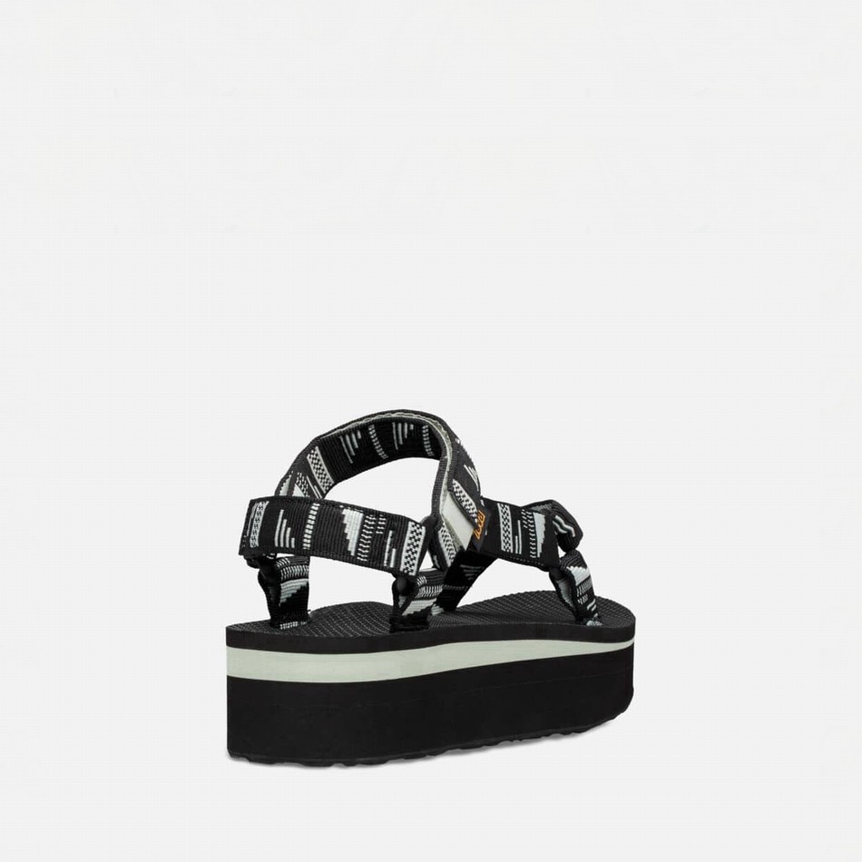 Teva Flatform Universal Platform Sandals Black | 4305754