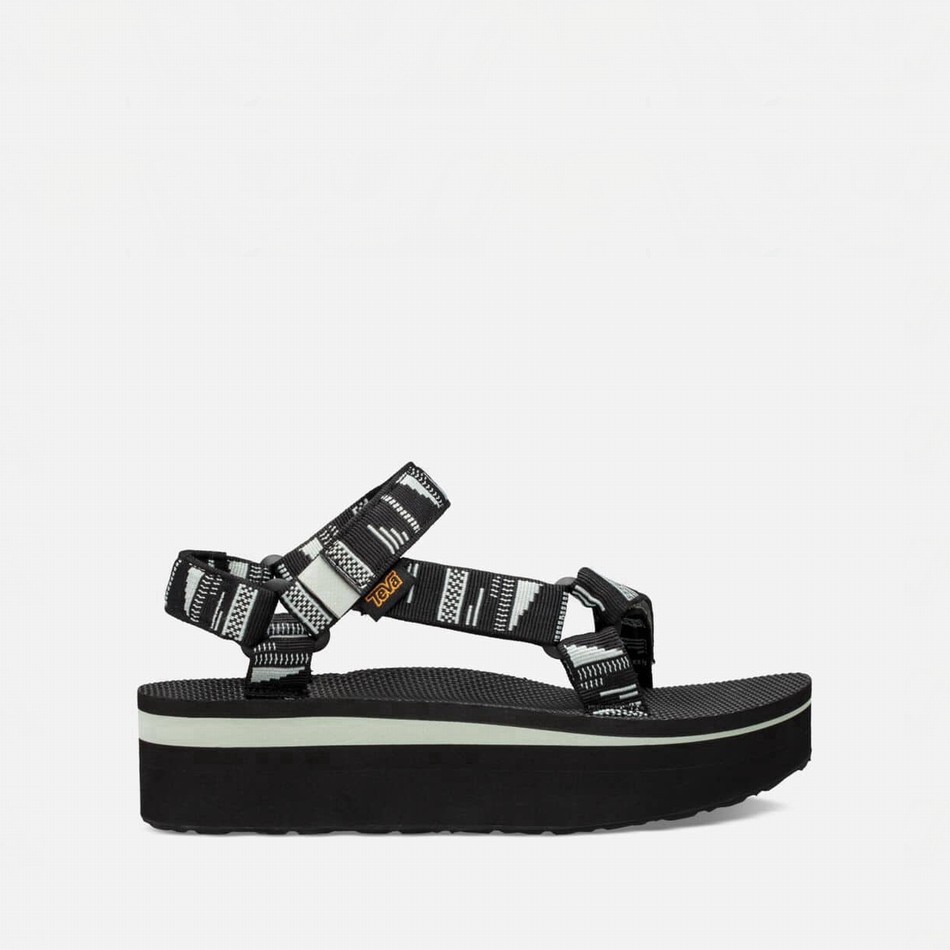 Teva Flatform Universal Platform Sandals Black | 4305754