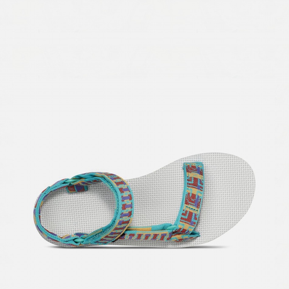 Teva Flatform Universal Platform Sandals Turquoise | 9496903