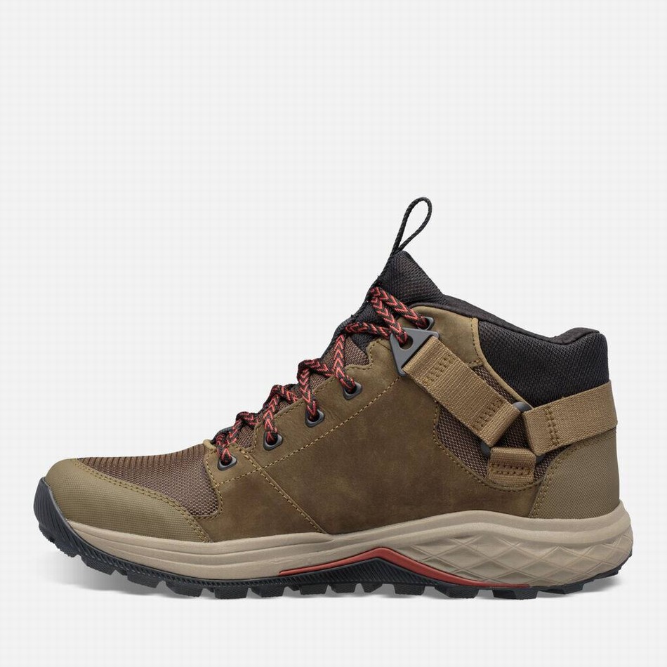 Teva Grandview Gore-Tex Walking Boots Dark Olive | 1621223