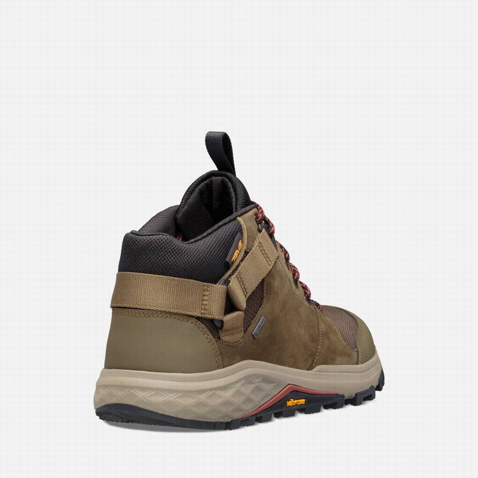 Teva Grandview Gore-Tex Walking Boots Dark Olive | 1621223