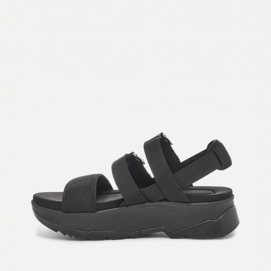 Teva Jadito Slingback Platform Sandals Black | 7743954