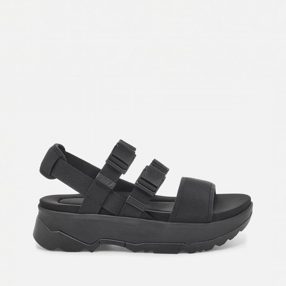 Teva Jadito Slingback Platform Sandals Black | 7743954