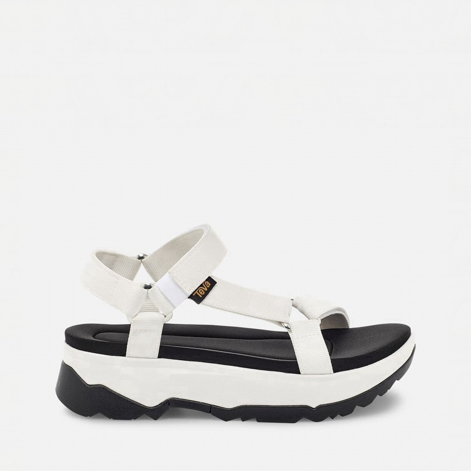 Teva Jadito Universal Platform Sandals White | 1293883