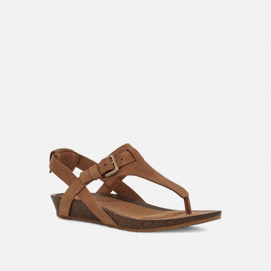 Teva Mahonia 3-Point Sandals Brown | 6929511