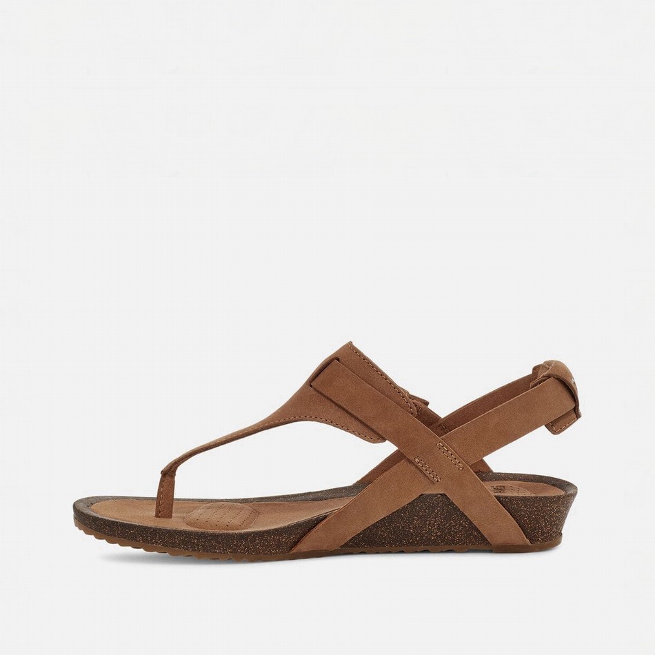 Teva Mahonia 3-Point Sandals Brown | 6929511