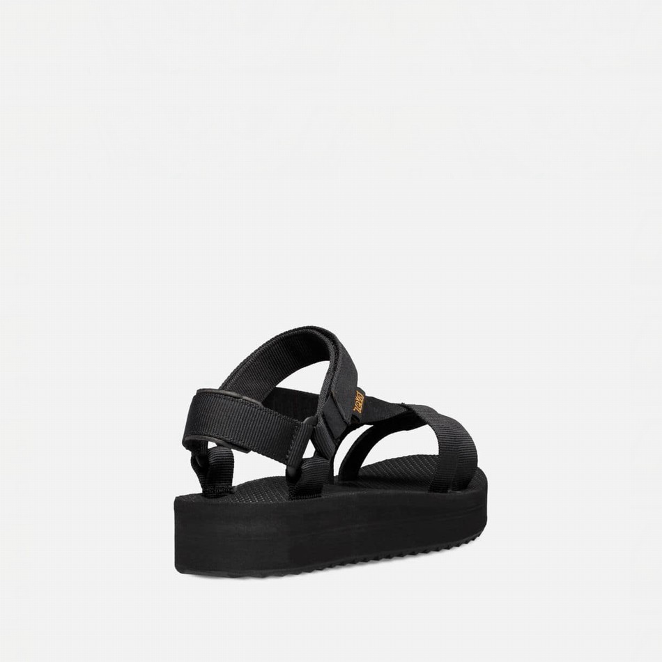 Teva Midform Arivaca Platform Sandals Black | 2229625