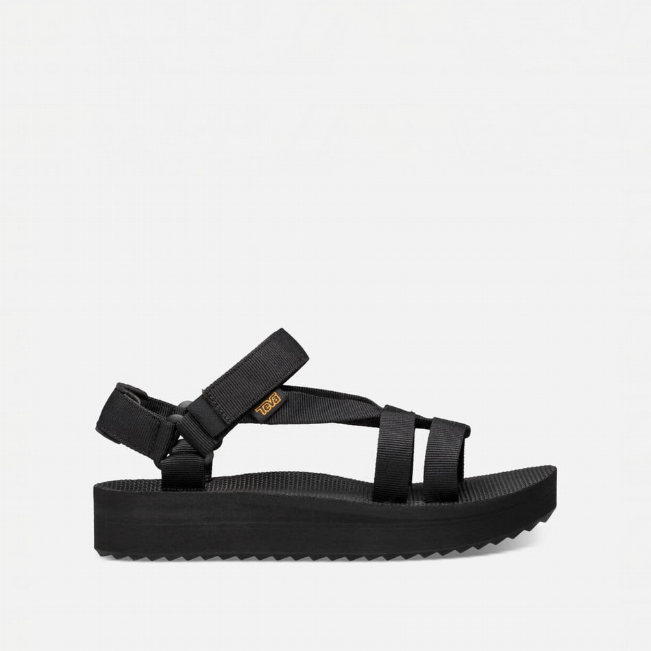 Teva Midform Arivaca Platform Sandals Black | 2229625