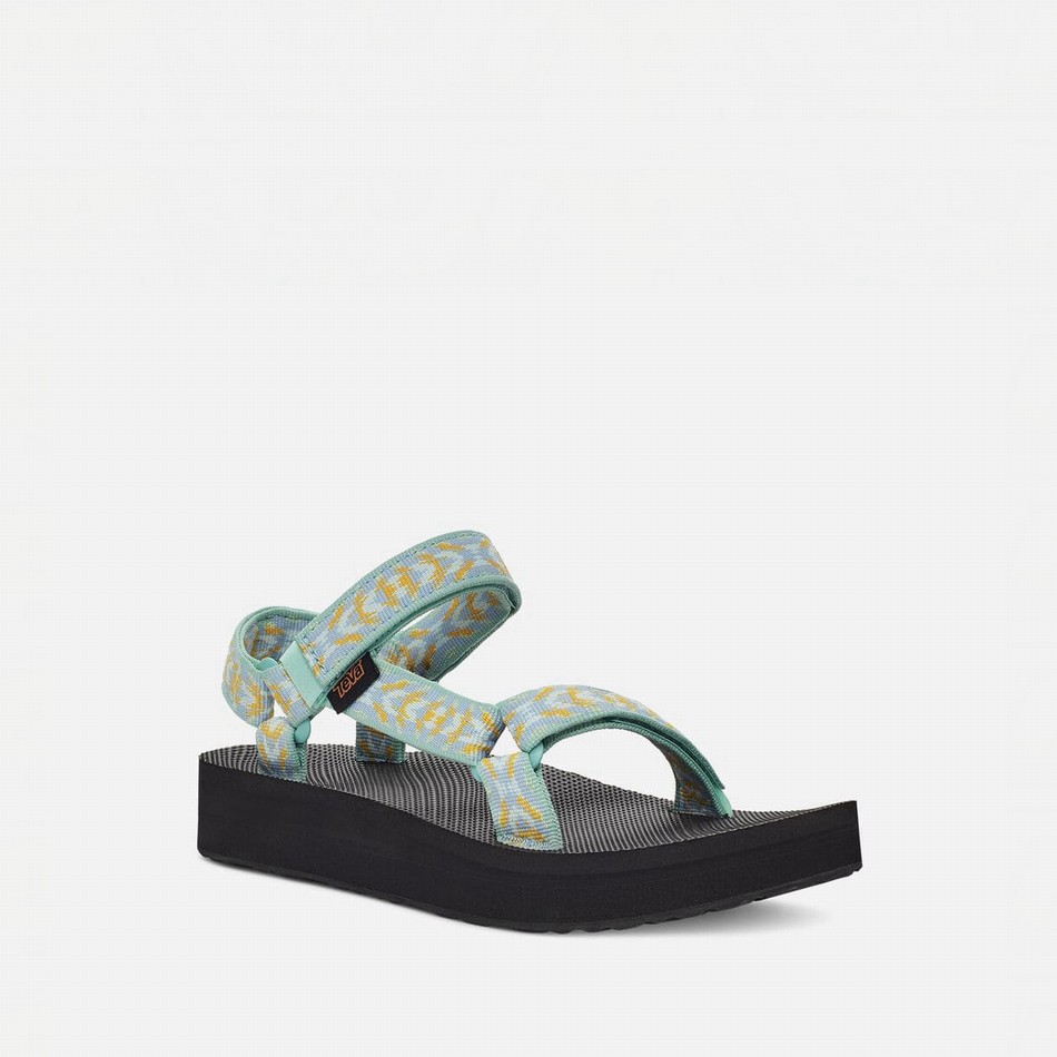 Teva Midform Universal Platform Sandals Light Blue | 4146424