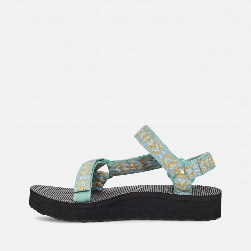 Teva Midform Universal Platform Sandals Light Blue | 4146424