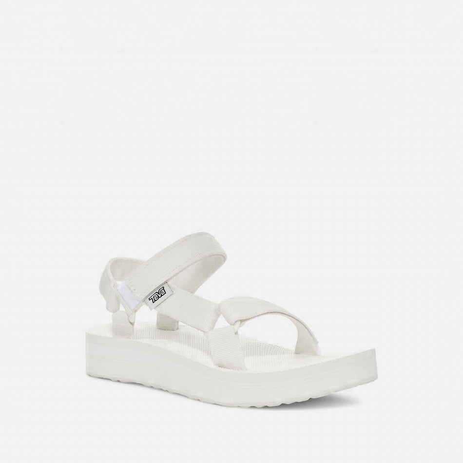 Teva Midform Universal Platform Sandals White | 5367081