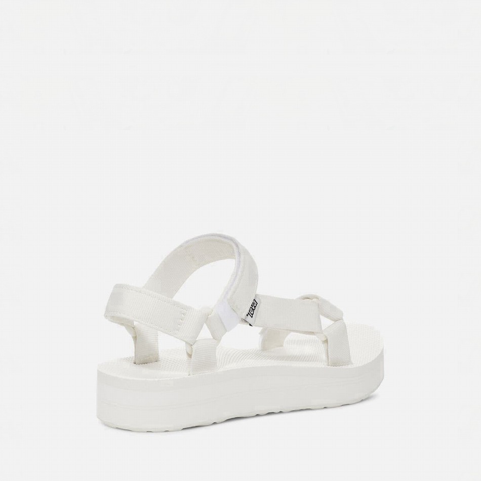 Teva Midform Universal Platform Sandals White | 5367081