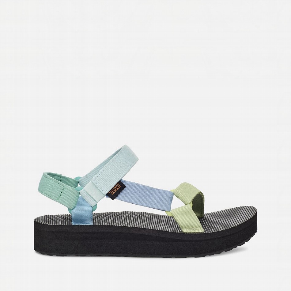 Teva Midform Universal Platform Sandals Multicolor | 5388229