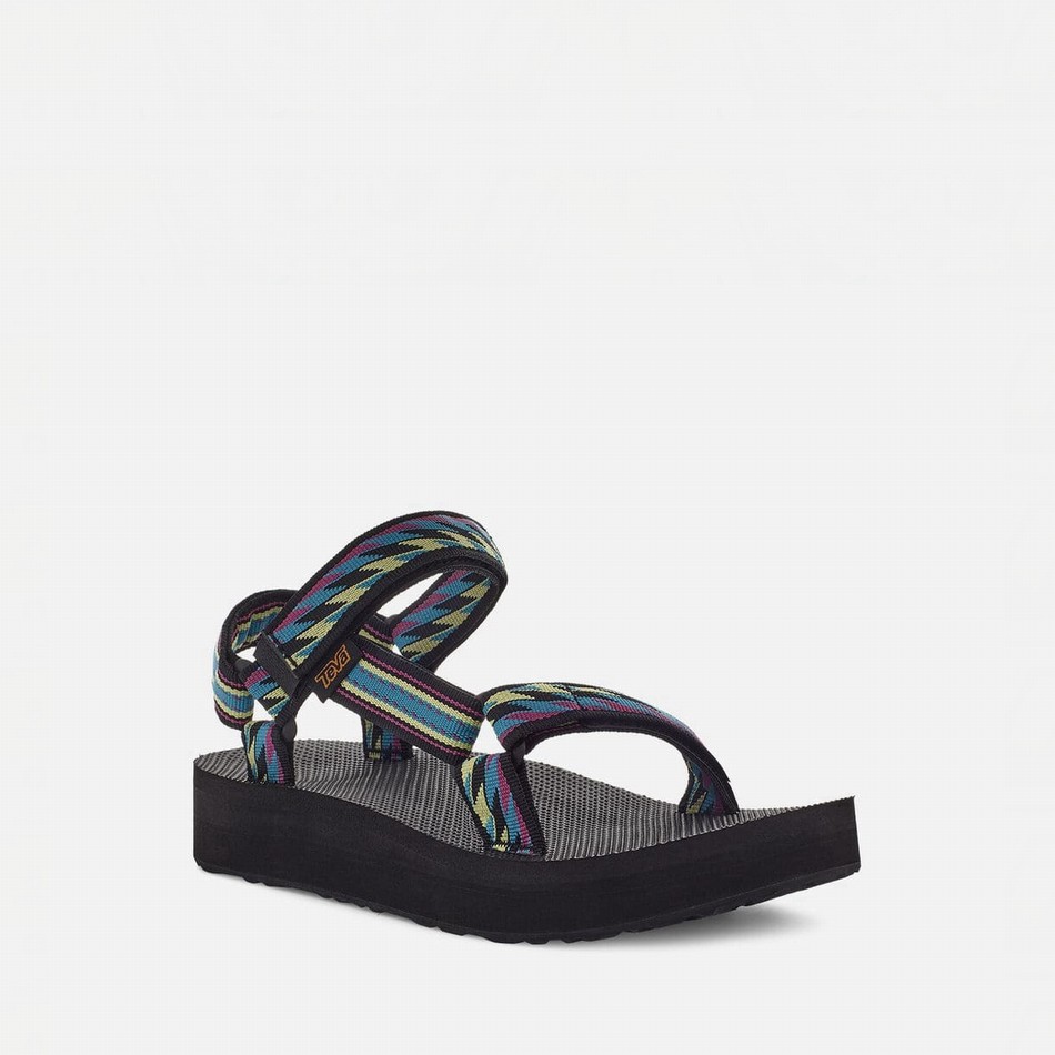 Teva Midform Universal Platform Sandals Blue | 6724483