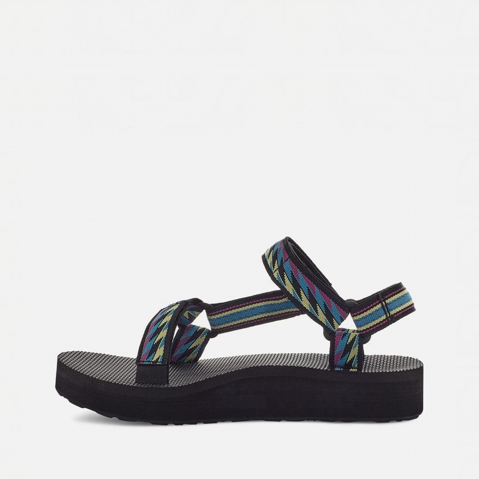 Teva Midform Universal Platform Sandals Blue | 6724483