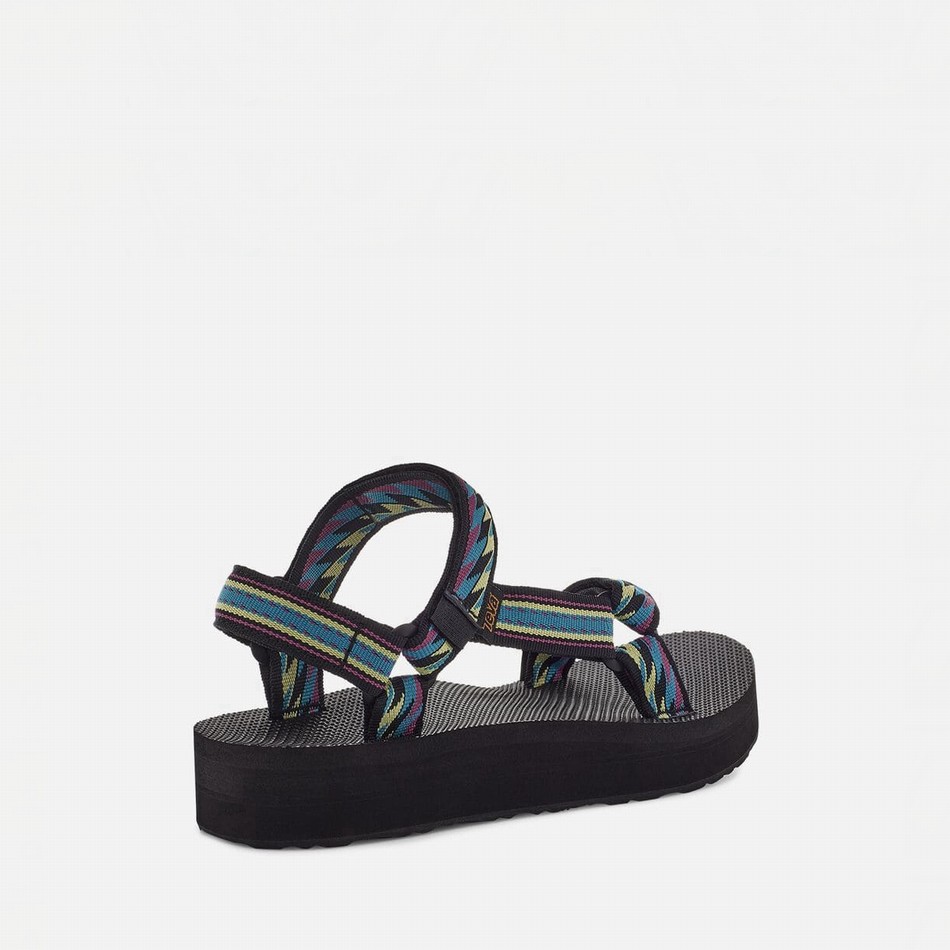 Teva Midform Universal Platform Sandals Blue | 6724483