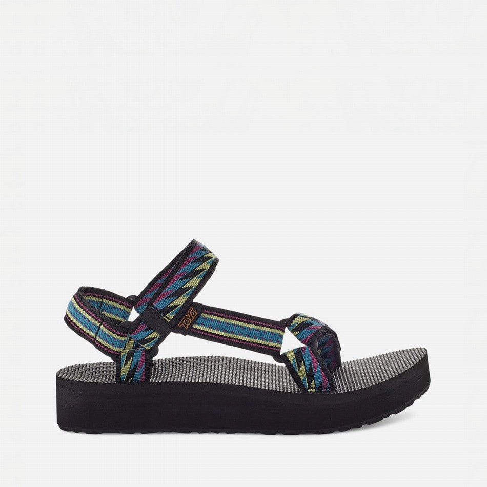 Teva Midform Universal Platform Sandals Blue | 6724483