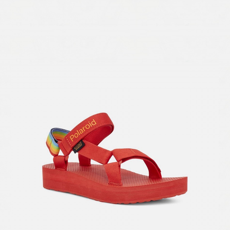 Teva Midform Universal Platform Sandals Red | 6886009