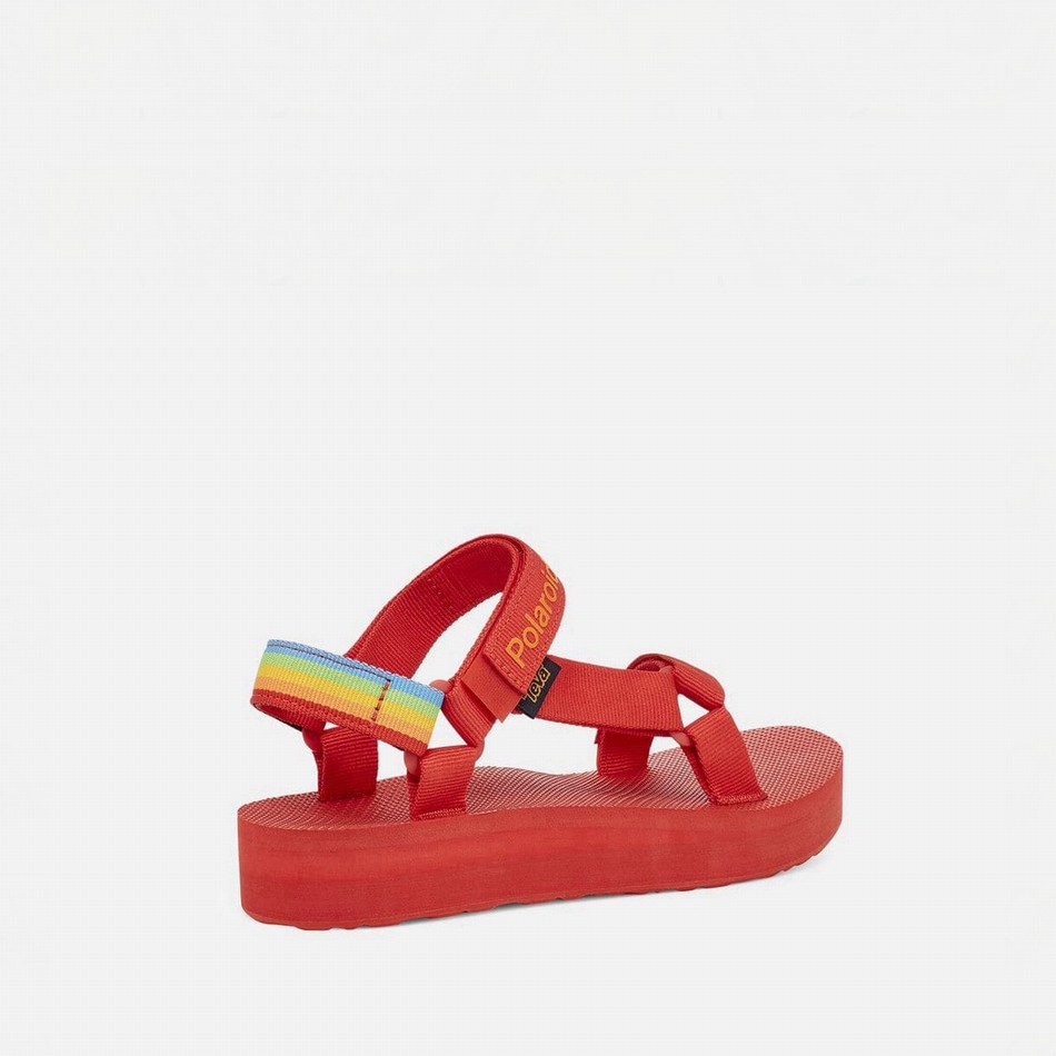 Teva Midform Universal Platform Sandals Red | 6886009