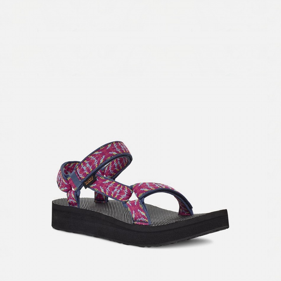 Teva Midform Universal Platform Sandals Pink | 7535437