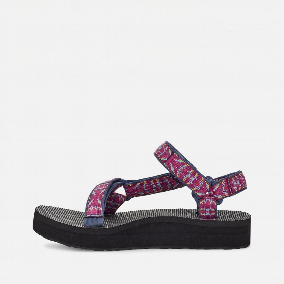 Teva Midform Universal Platform Sandals Pink | 7535437