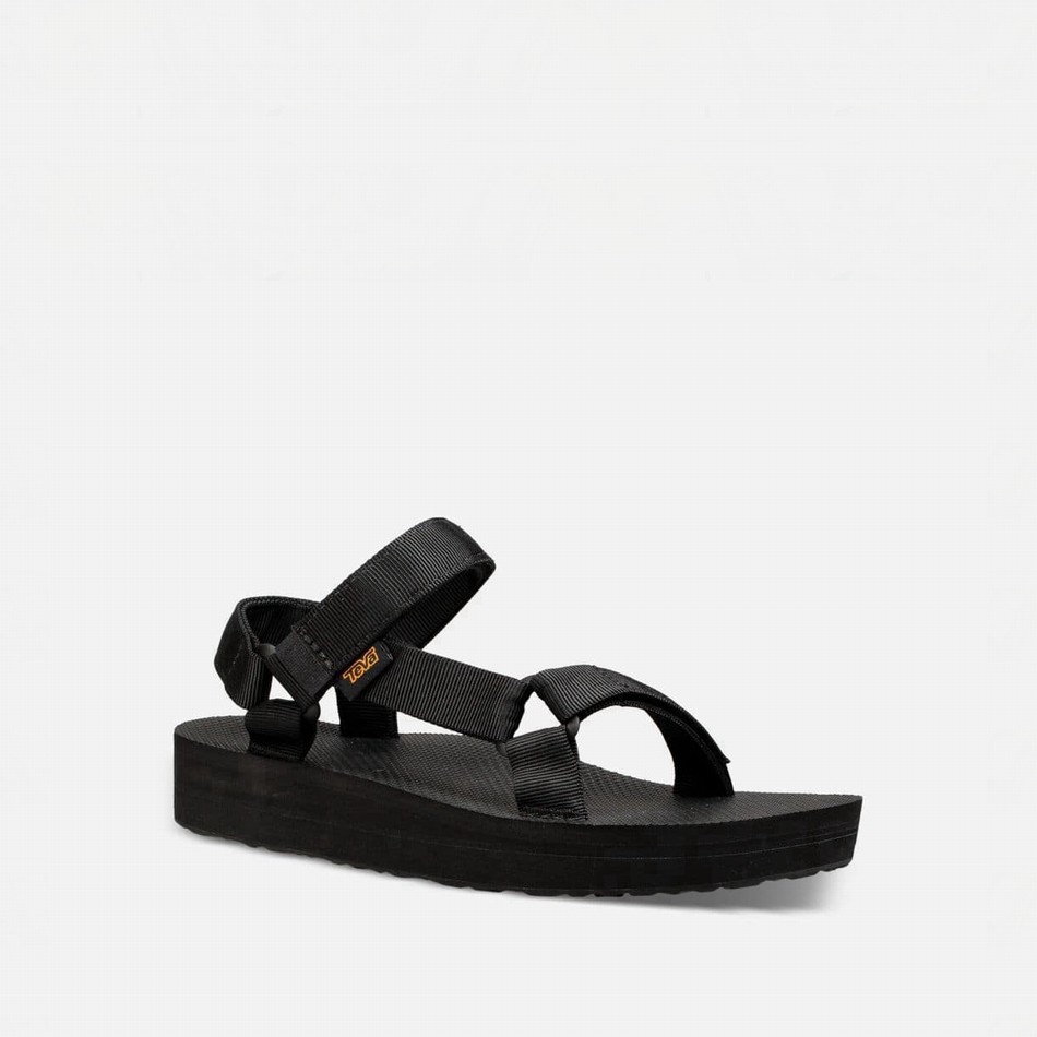 Teva Midform Universal Platform Sandals Black | 9870432