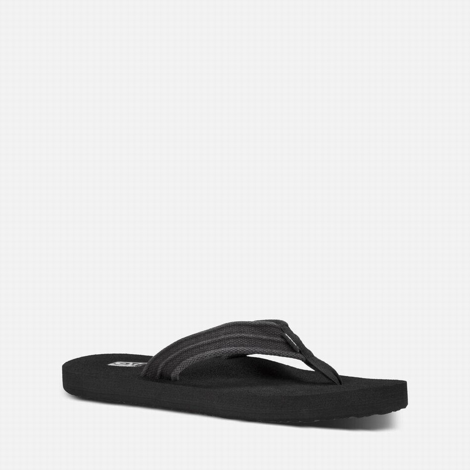 Teva Mush II Canvas Flip Flops Grey | 8351213