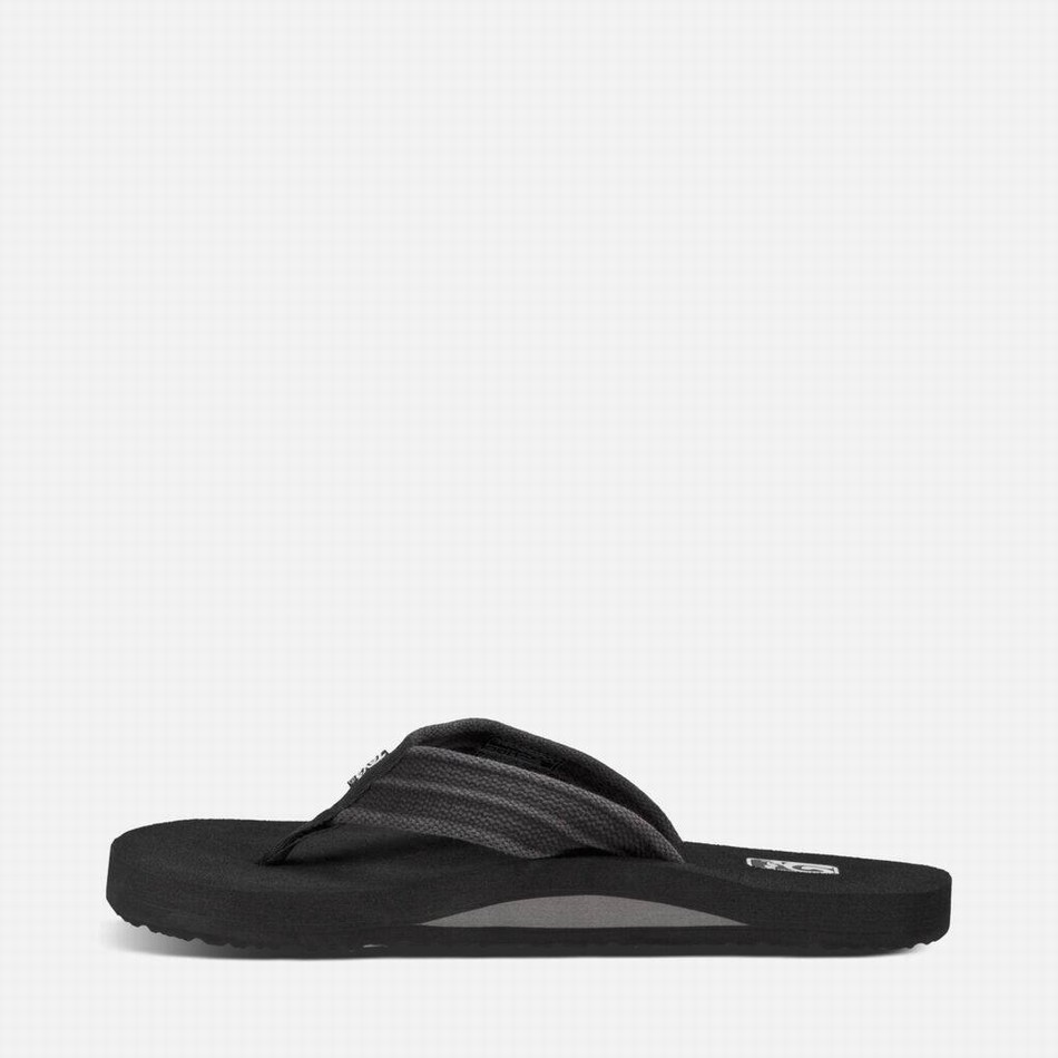 Teva Mush II Canvas Flip Flops Grey | 8351213