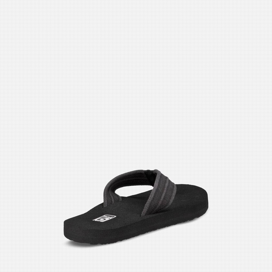 Teva Mush II Canvas Flip Flops Grey | 8351213