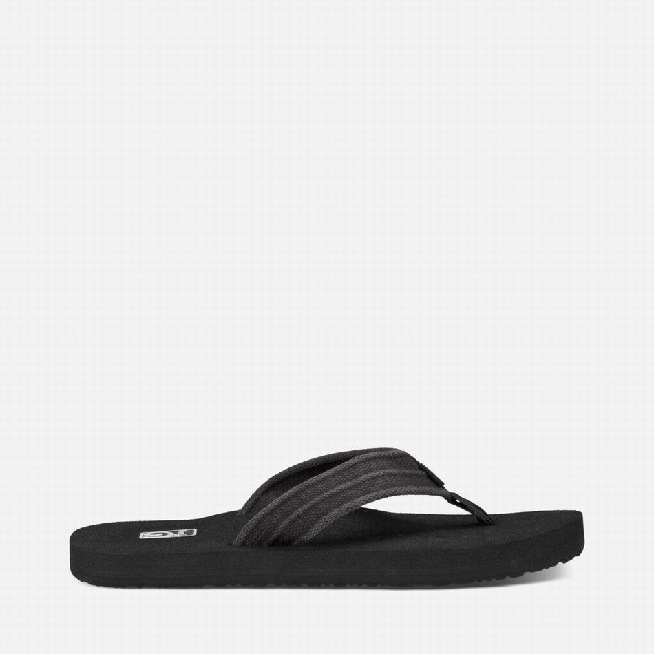 Teva Mush II Canvas Flip Flops Grey | 8351213