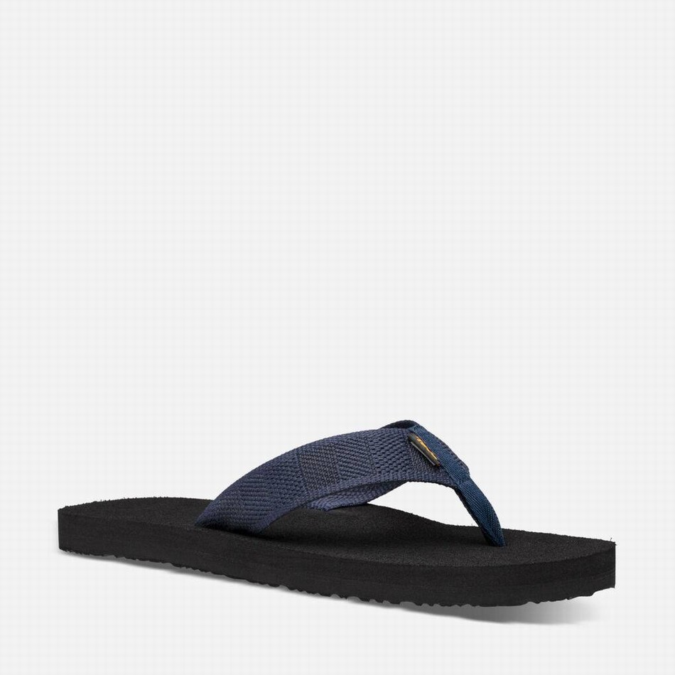 Teva Mush II Flip Flops Dark Blue | 2522719