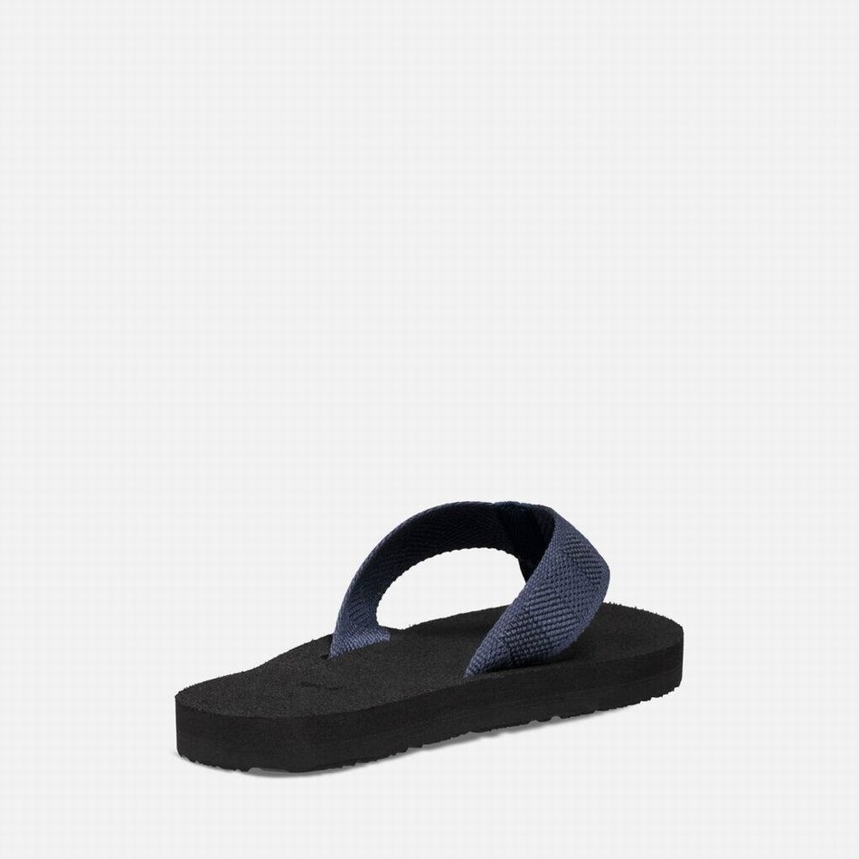 Teva Mush II Flip Flops Dark Blue | 2522719