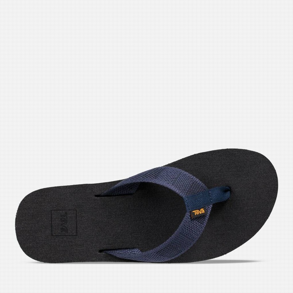 Teva Mush II Flip Flops Dark Blue | 2522719