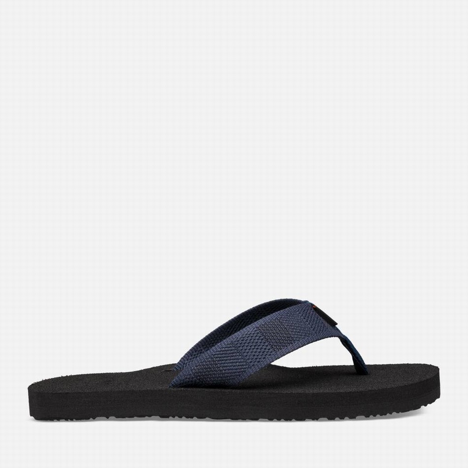 Teva Mush II Flip Flops Dark Blue | 2522719