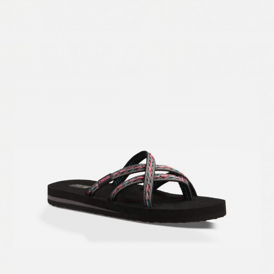 Teva Olowahu Flip Flops Black | 5603087