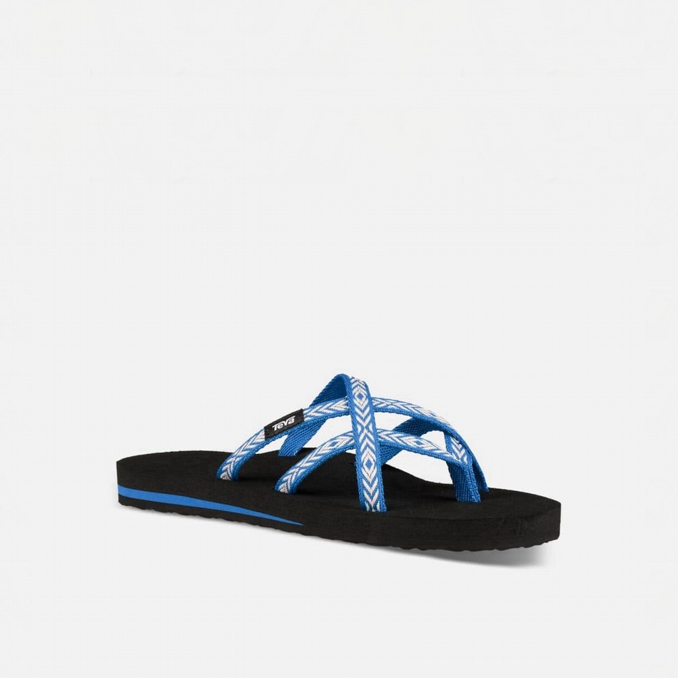 Teva Olowahu Flip Flops Blue | 1476570