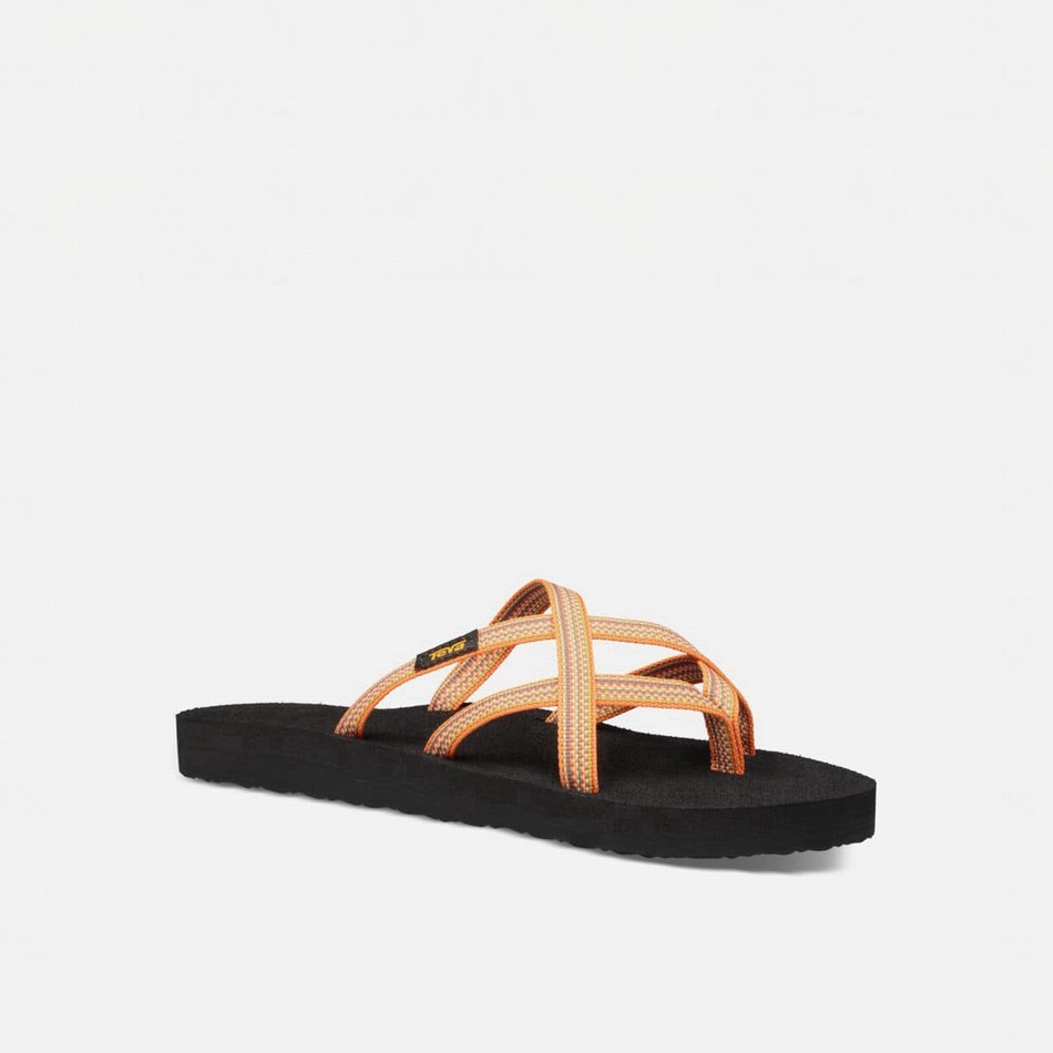 Teva Olowahu Flip Flops Orange | 3599994