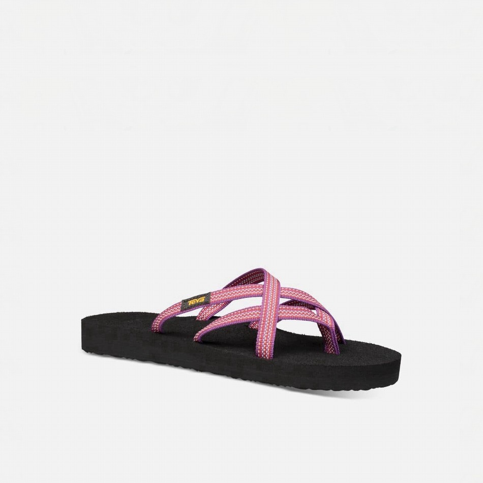 Teva Olowahu Flip Flops Pink | 5606823