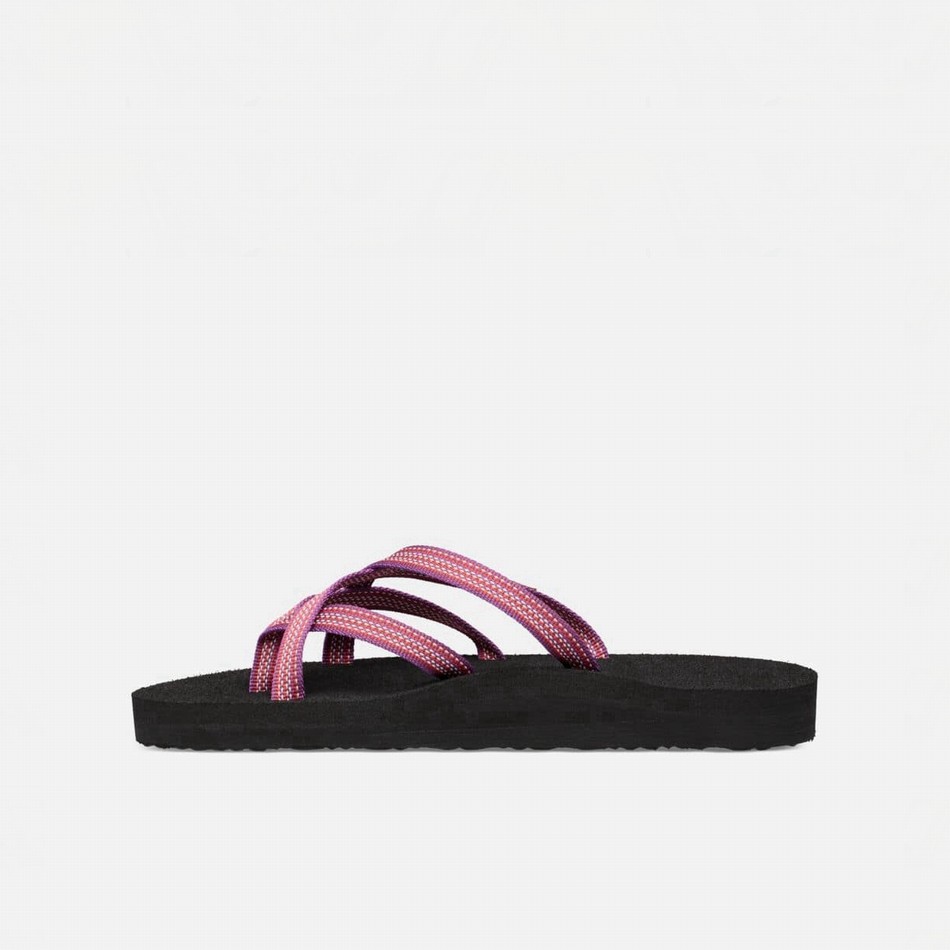 Teva Olowahu Flip Flops Pink | 5606823