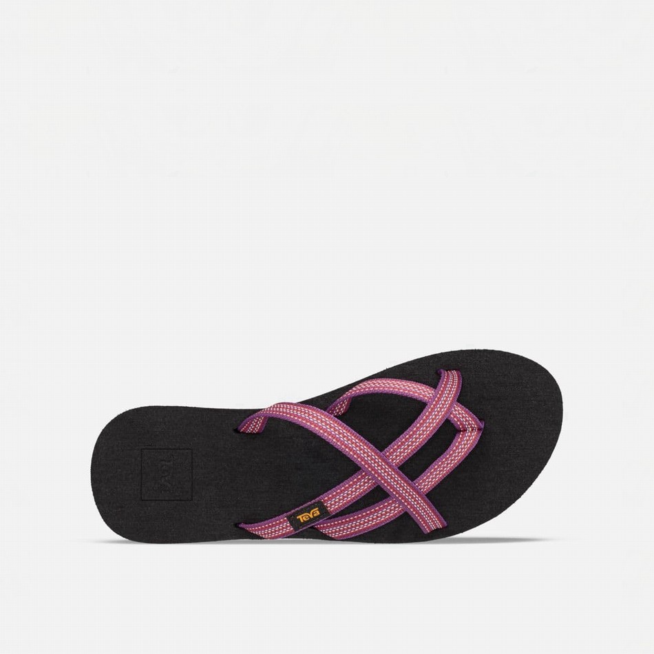 Teva Olowahu Flip Flops Pink | 5606823